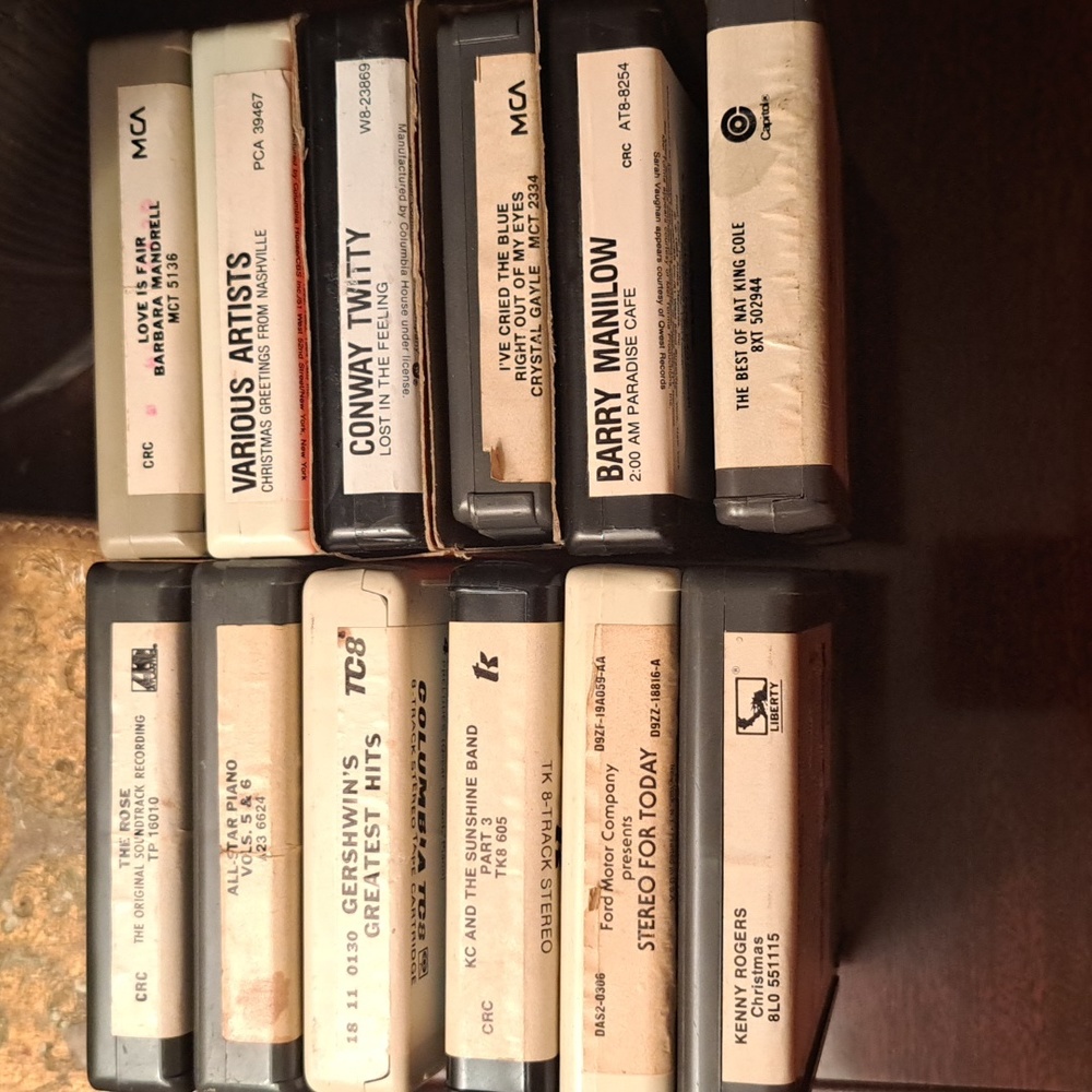 Set of 12 8-tracks